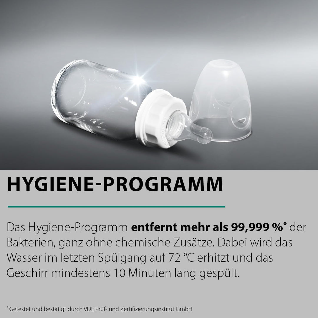 Bauknecht B7F HP43 XA Freistehender Geschirrspüler/ 60 CM/ 15 Maßgedecke/PowerClean Pro-Effektive Hochdruckdüsen/Natural Dry-Automatische Türoffnung-Bessere Trocknung/Maxi Space-Mehr Innenraum