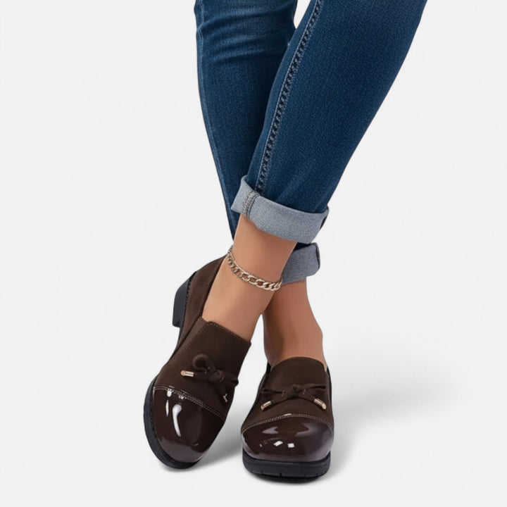 Mocassins avec nœud pour femme | Aveline the Label