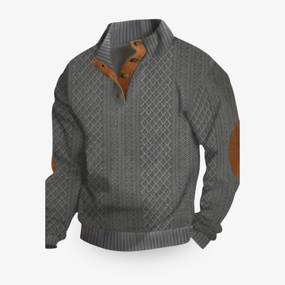 Nivor Jersey Hombre | Suéter de Invierno con Cuello Redondo