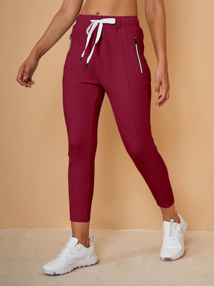 Capri-Jogginghosen für Damen mit verstellbarem Kordelzug, kurze Sport-Jogger im lässigen Stil und vielseitigem Design