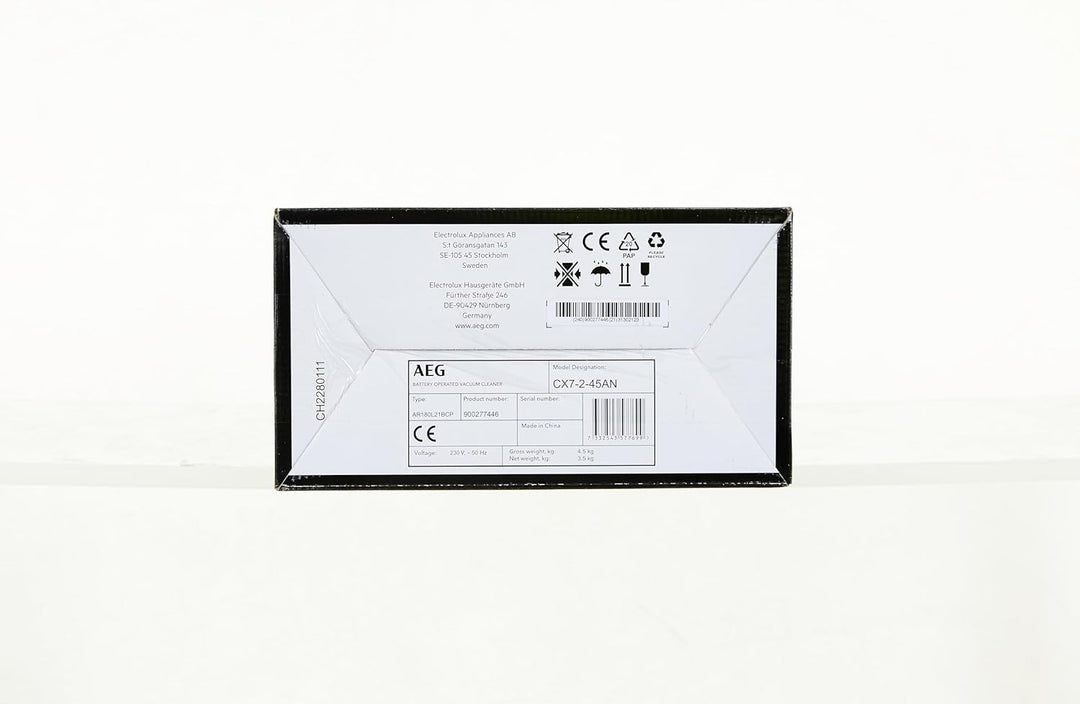 AEG Ergorapido CX7-2-45AN 2in1 Akku-Staubsauger / beutellos / Tierhaardüse / bis zu 45 Min. Laufzeit / freistehend / 180° Drehgelenk / Bürstenreinigungsfunktion / LED-Licht / rot / Exklusiv bei Amazon