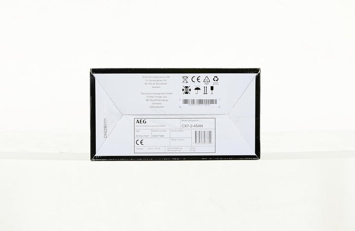 AEG Ergorapido CX7-2-45AN 2in1 Akku-Staubsauger / beutellos / Tierhaardüse / bis zu 45 Min. Laufzeit / freistehend / 180° Drehgelenk / Bürstenreinigungsfunktion / LED-Licht / rot / Exklusiv bei Amazon