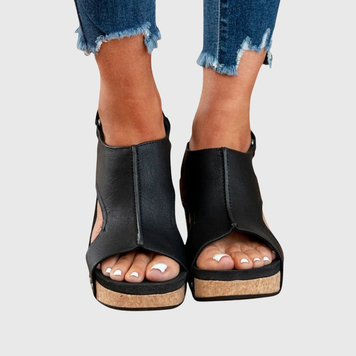 Sandalias Planas Cómodas para Mujer con Cuña Ligera y Hebilla Ajustable | Calzado de Verano Versátil y Ergonómico para Diario