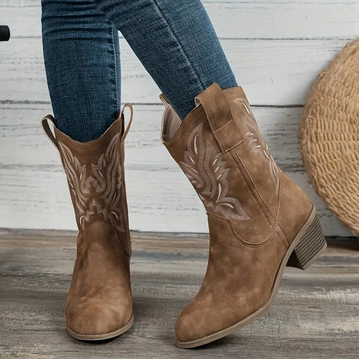 Cowboystiefel für Damen mit Absatz | Western-Stil
