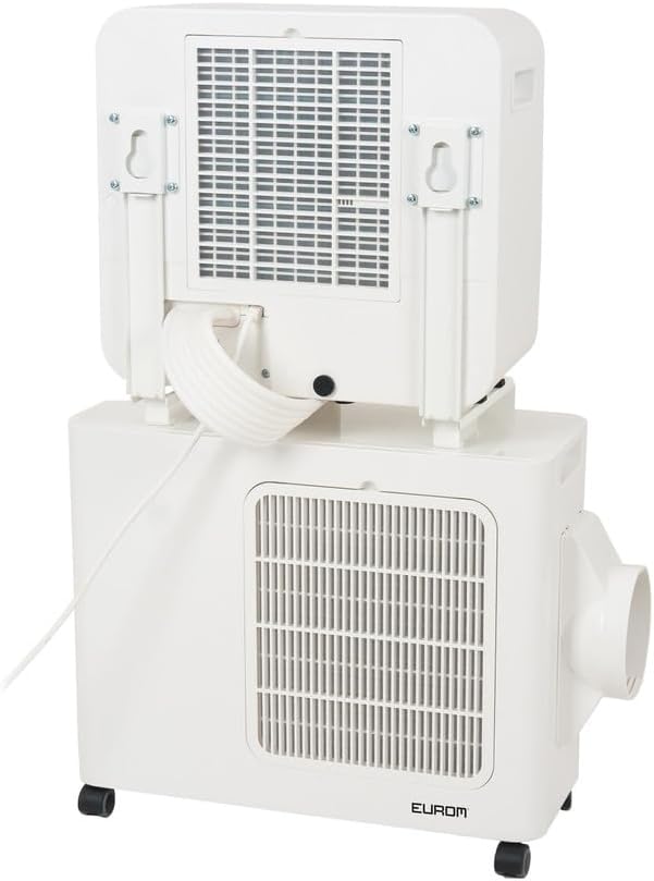 EUROM Split Klimaanlage AC2401 für Wohnwagen, Wohnmobil, Camping, Boot, Bus, Camper, Caravan, Mobilheim | Mobiles Klimagerät mit 2400 BTU | Verbessertes Modell dem legendären Klima AC2400