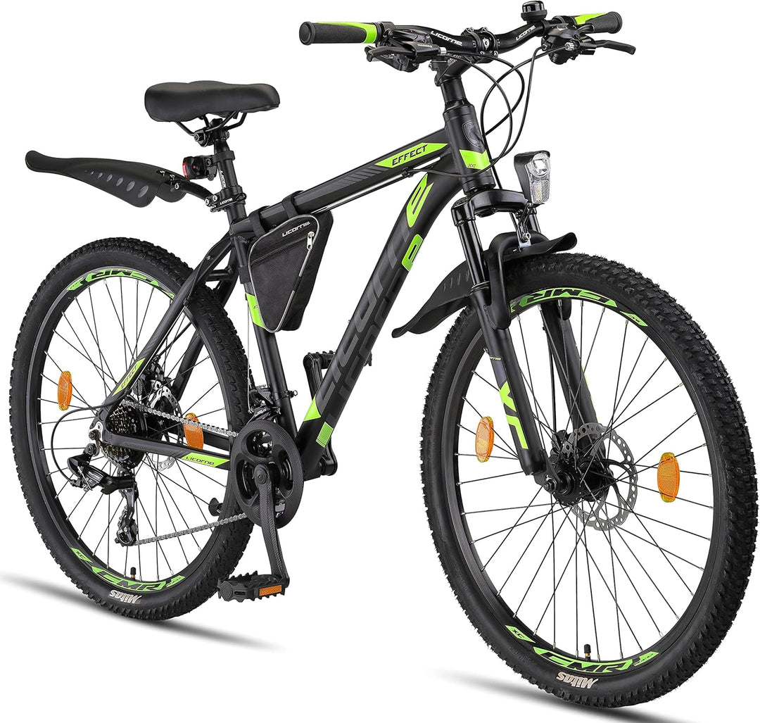 Licorne Bike Effect Premium Mountainbike Aluminium Discbremse Jungen Mädchen 21 Gang