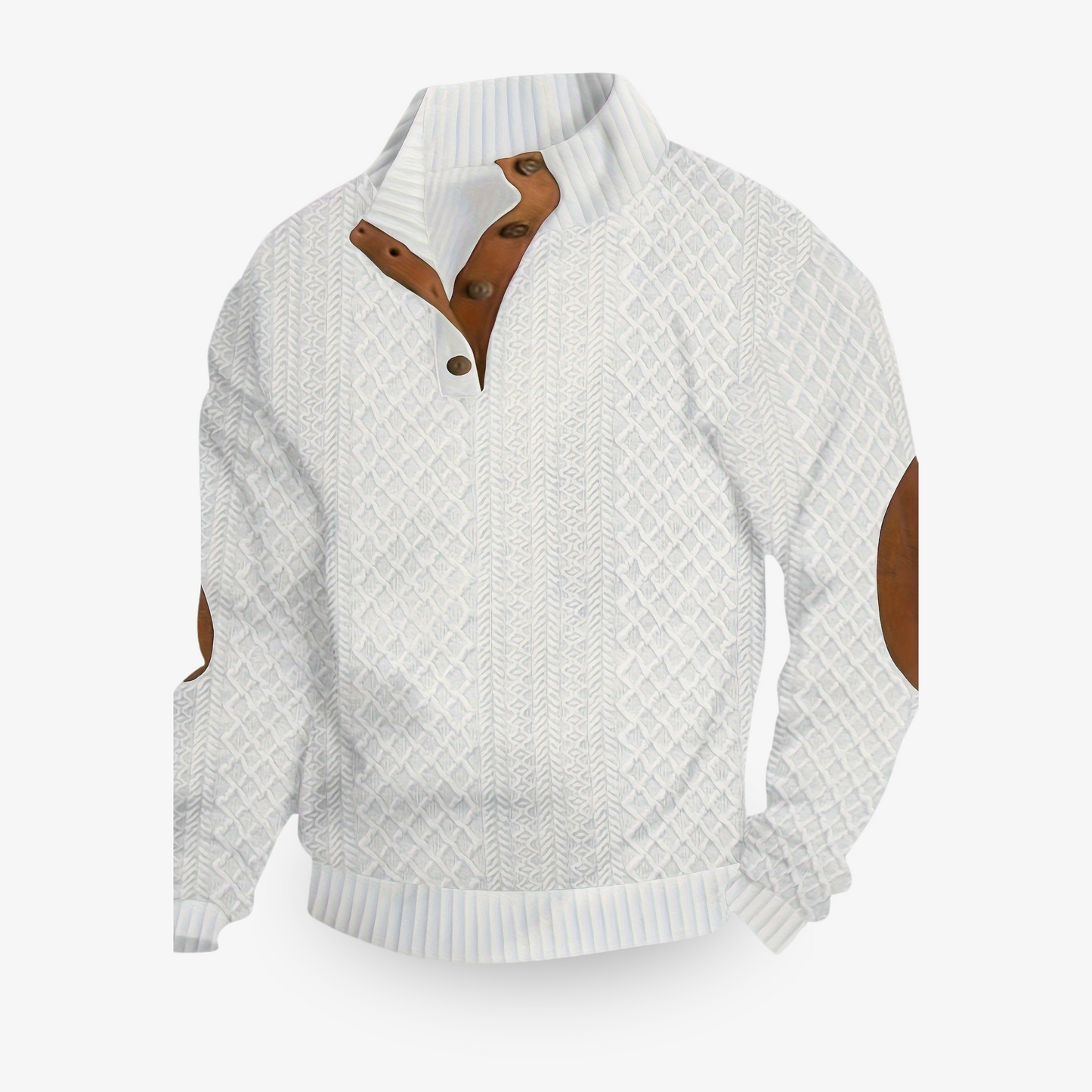 Nivor Jersey Hombre | Suéter de Invierno con Cuello Redondo