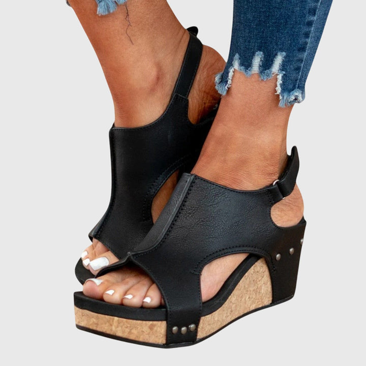 Sandalias Planas Cómodas para Mujer con Cuña Ligera y Hebilla Ajustable | Calzado de Verano Versátil y Ergonómico para Diario