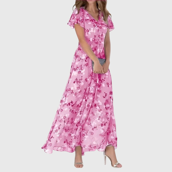 Vestido Midi Cruzado para Mujer | Diseño Entallado de Primavera para Eventos Casuales y Formales | Estilo Versátil y Cómodo