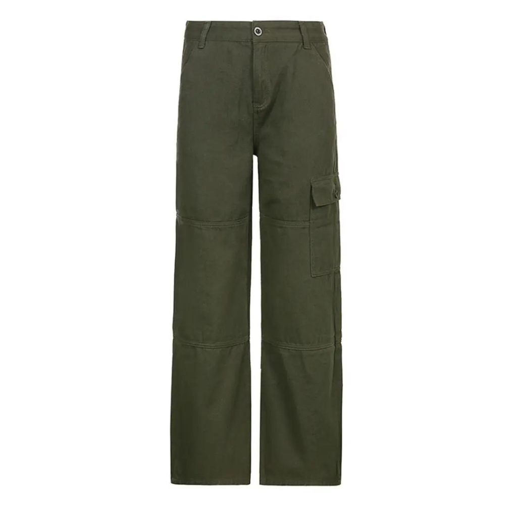 Women's Casual Cotton Cargo Pants – Stylish Everyday Wear-Metro Lane Plaza