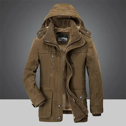 Chaqueta Parka Impermeable para Hombre | Abrigo Clásico de Invierno Cálido