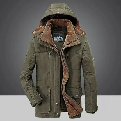 Chaqueta Parka Impermeable para Hombre | Abrigo Clásico de Invierno Cálido