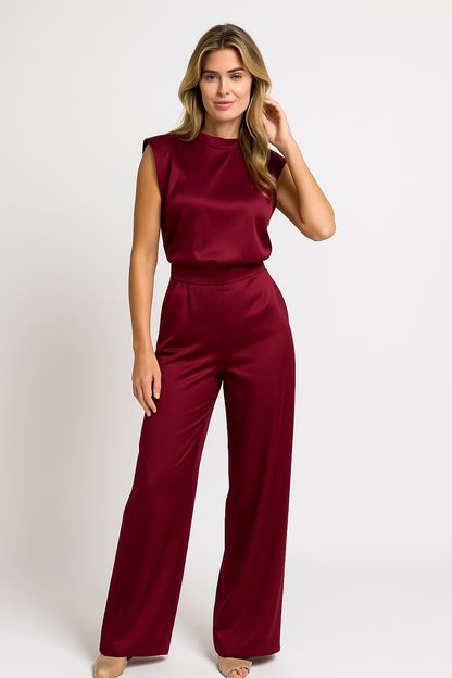 Catherelle Jumpsuit Mujer | Jumpsuit sin Mangas con Espalda Abierta
