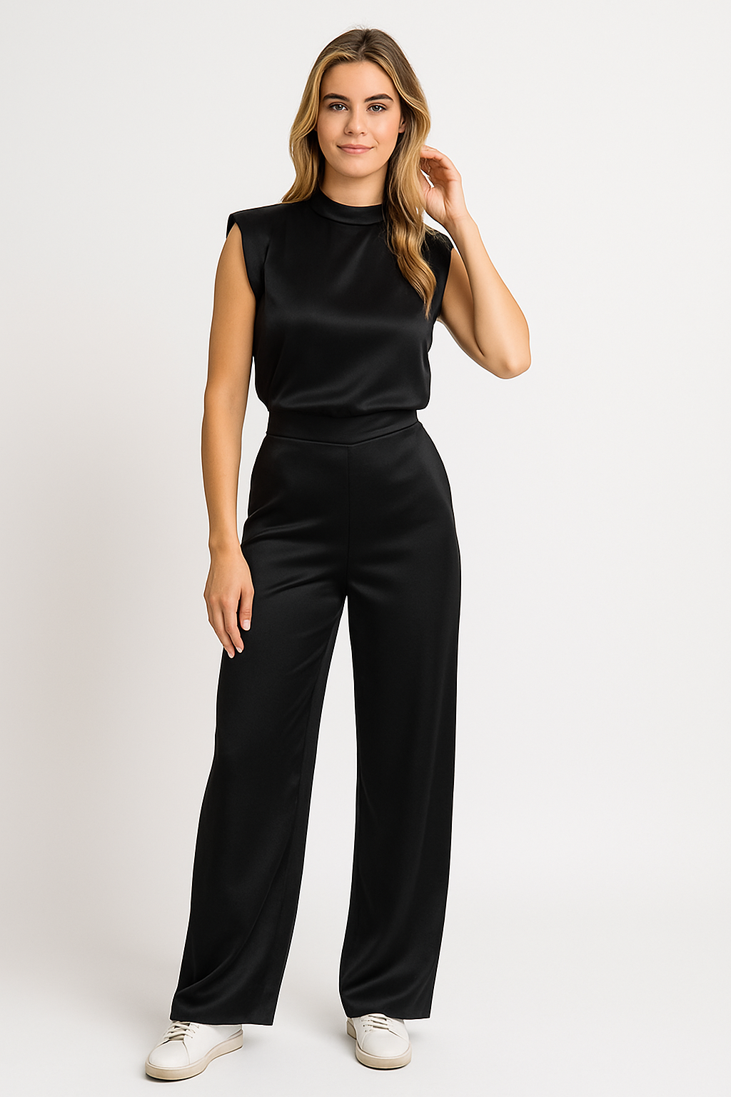 Catherelle Jumpsuit Mujer | Jumpsuit sin Mangas con Espalda Abierta