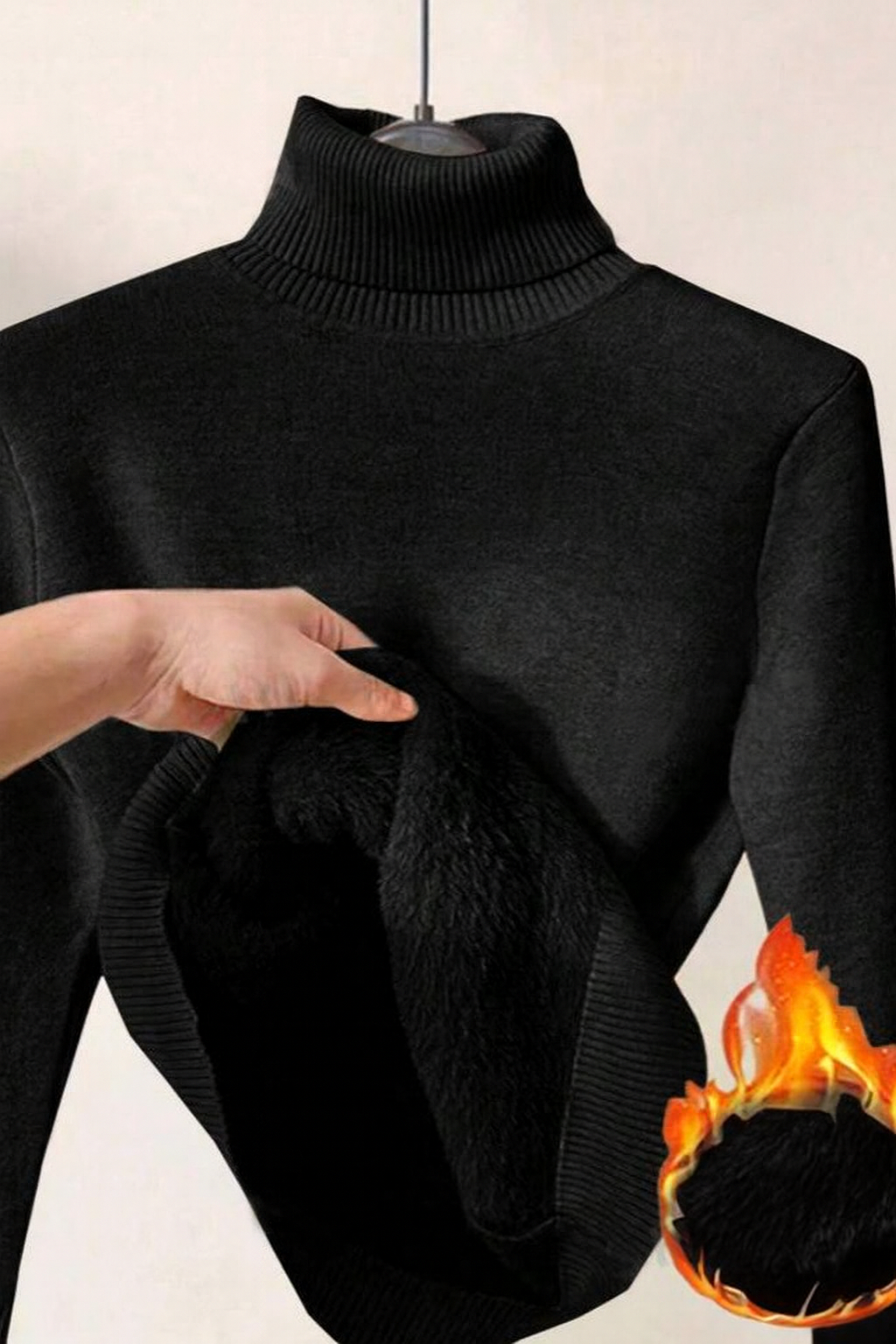 Sophria Suéter Mujer | Suéter de Invierno con Cuello Alto