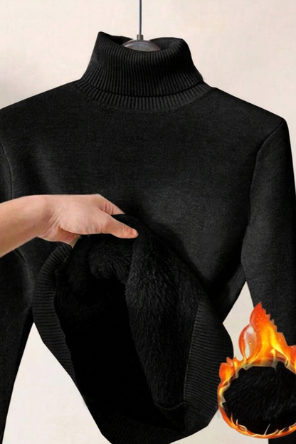 Sophria Suéter Mujer | Suéter de Invierno con Cuello Alto