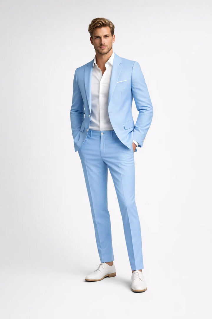 Costume homme élégant et moderne à coupe ajustée pour le printemps