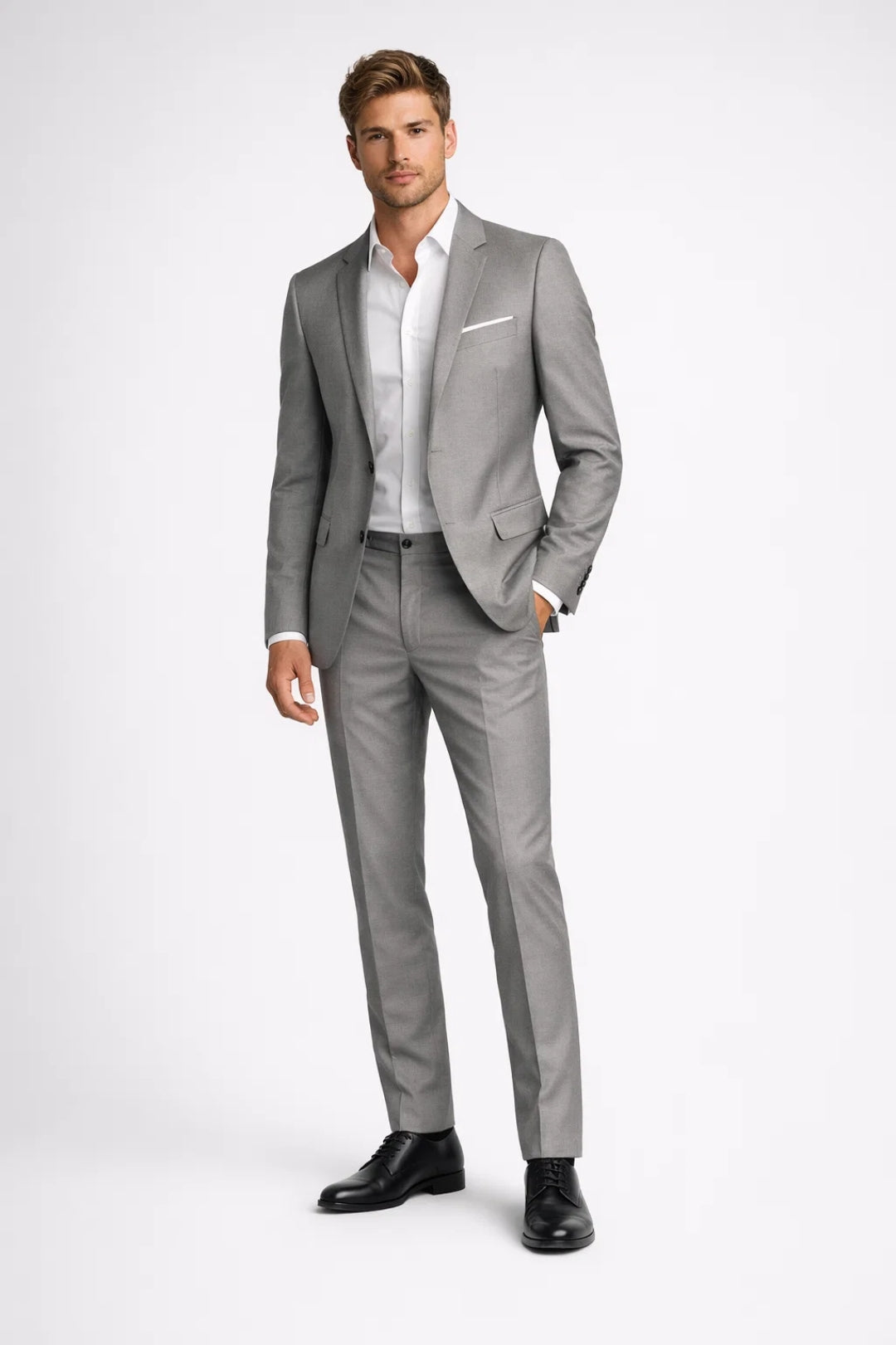 Costume homme élégant et moderne à coupe ajustée pour le printemps