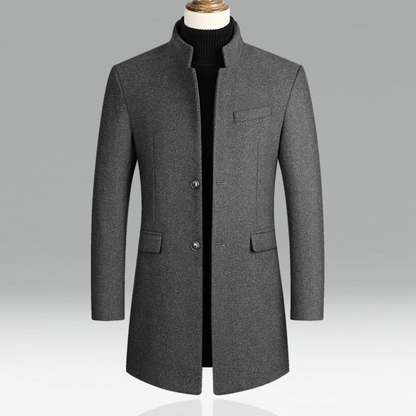 Abrigo de Lana Slim-Fit para Hombre | Invierno Elegante