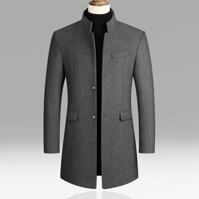 Abrigo de Lana Slim-Fit para Hombre | Invierno Elegante