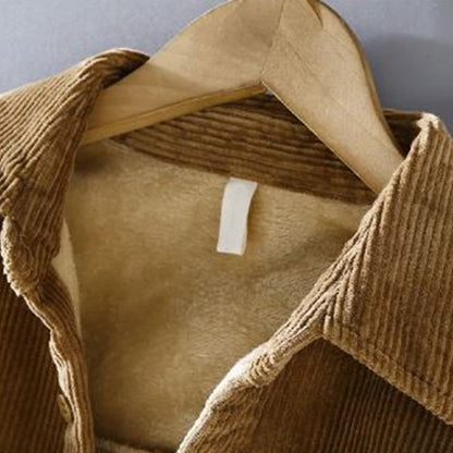 Martano Sobrecamisa Hombre | Sobrecamisa de Pana con Botones