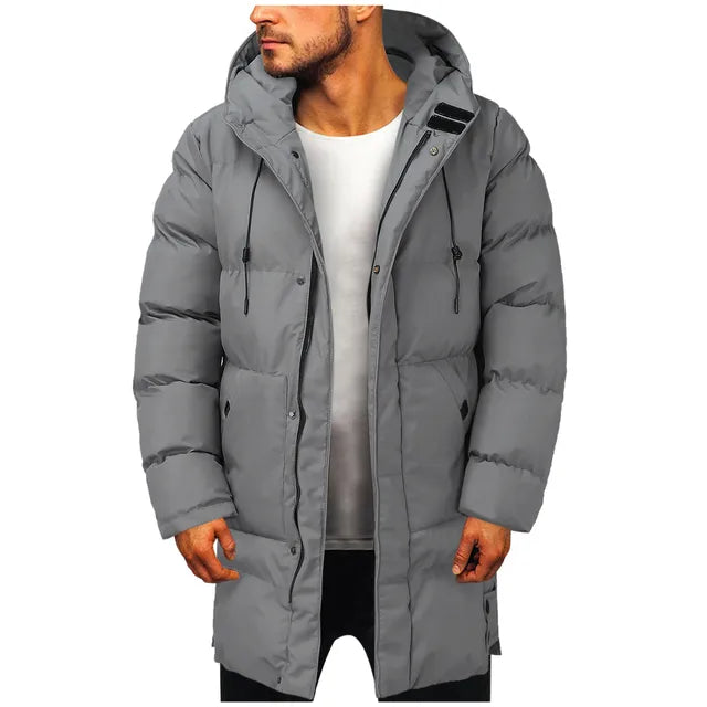 Abrion Chaqueta Hombre | Chaqueta de Invierno de Largo Medio