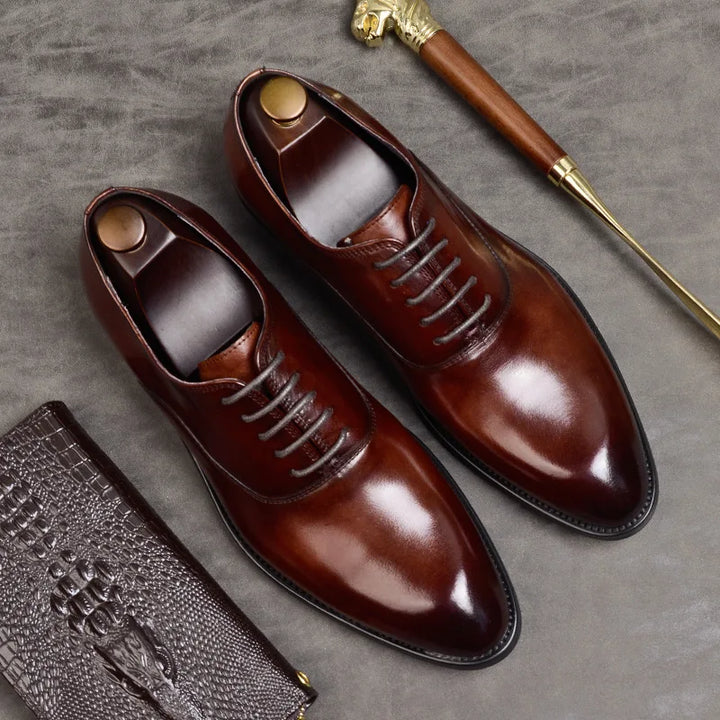 Chaussures Oxford Aurelo en cuir italien pour tenue formelle