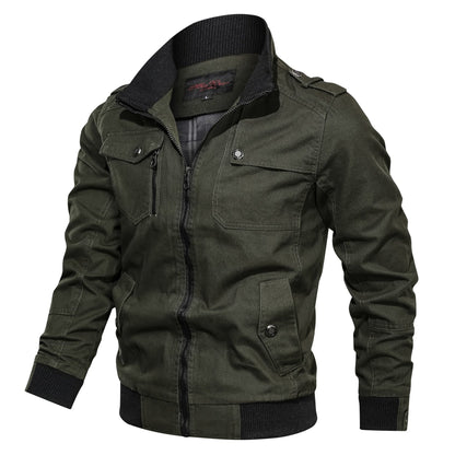 Vardion Chaqueta Hombre | Chaqueta de Invierno con Cierre Frontal