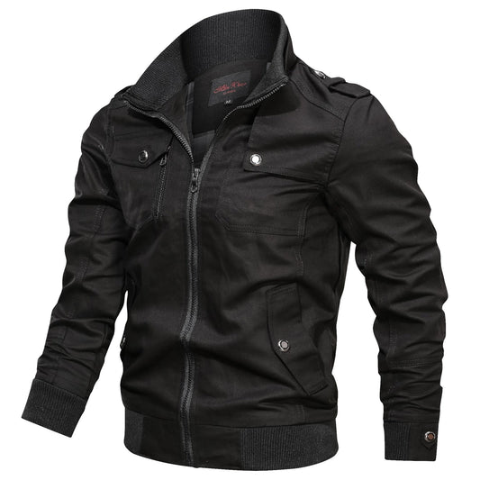 Vardion Chaqueta Hombre | Chaqueta de Invierno con Cierre Frontal