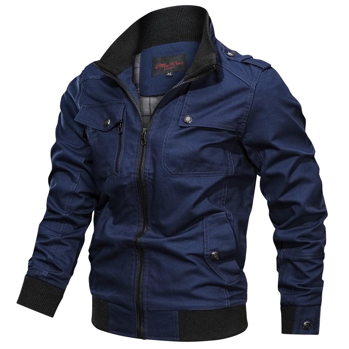 Vardion Chaqueta Hombre | Chaqueta de Invierno con Cierre Frontal