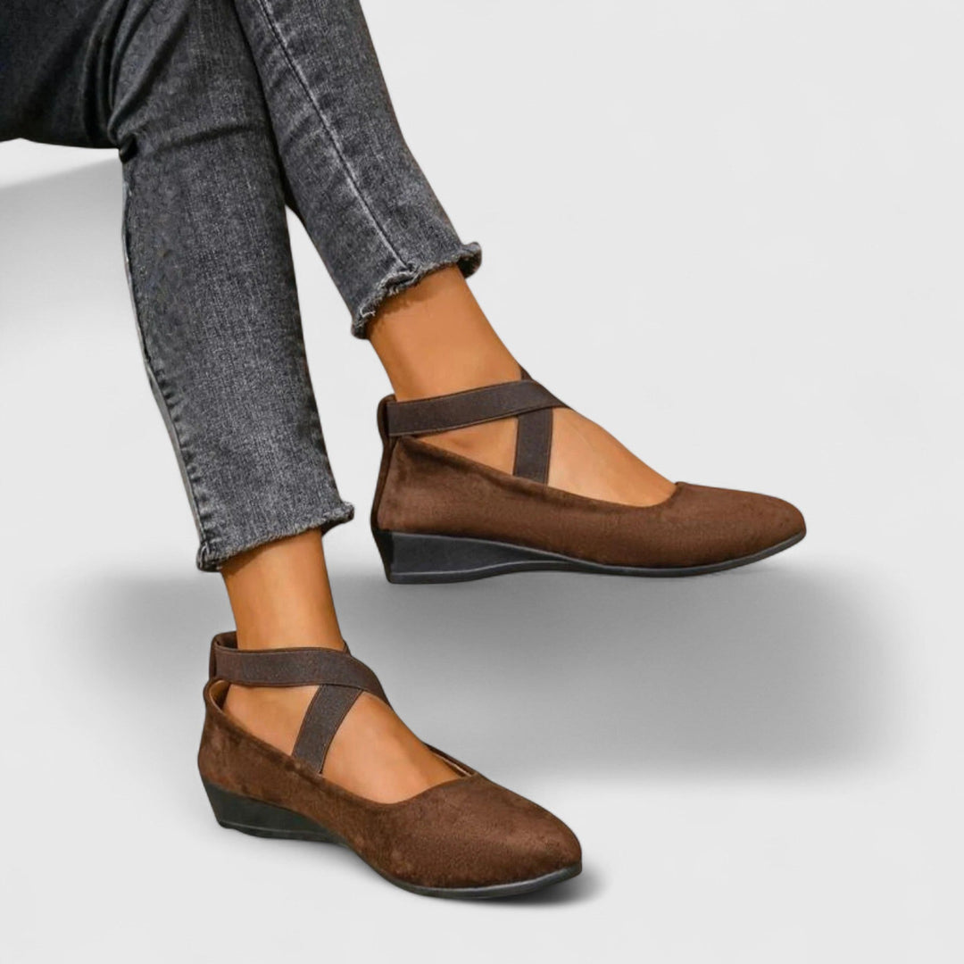 Jenna | Chaussures Orthopédiques pour Femme – Design Sans Lacets avec Semelle Rembourrée