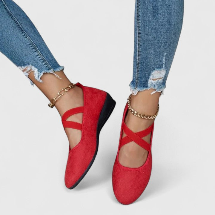 Jenna | Chaussures Orthopédiques pour Femme – Design Sans Lacets avec Semelle Rembourrée