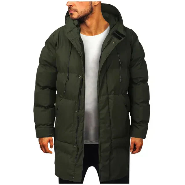 Abrion Chaqueta Hombre | Chaqueta de Invierno de Largo Medio