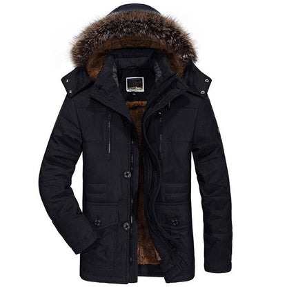 Parka de Invierno Larga para Hombre | Impermeable y Cálida