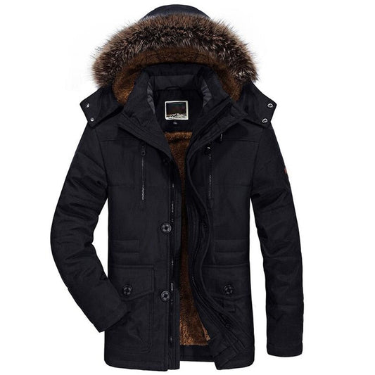 Parka de Invierno Larga para Hombre | Impermeable y Cálida