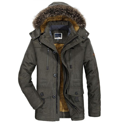 Parka de Invierno Larga para Hombre | Impermeable y Cálida