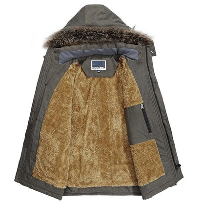 Parka de Invierno Larga para Hombre | Impermeable y Cálida