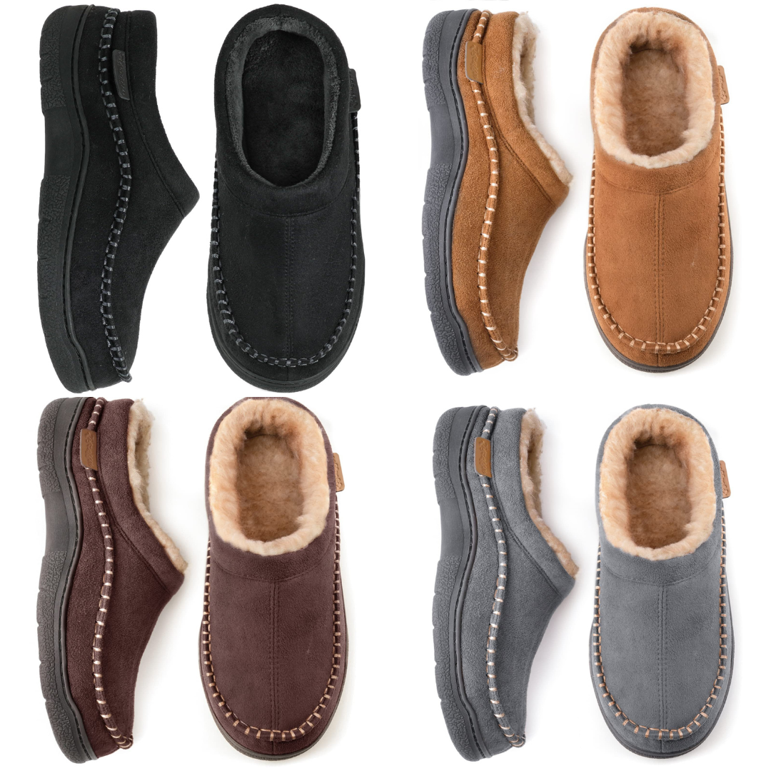 Callen Pantuflas Hombre | Zapatillas Cerradas de Invierno para Casa