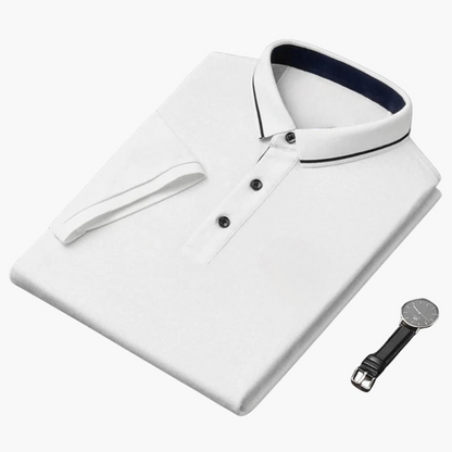 Polo para hombre | Polo de manga corta con botones para hombre