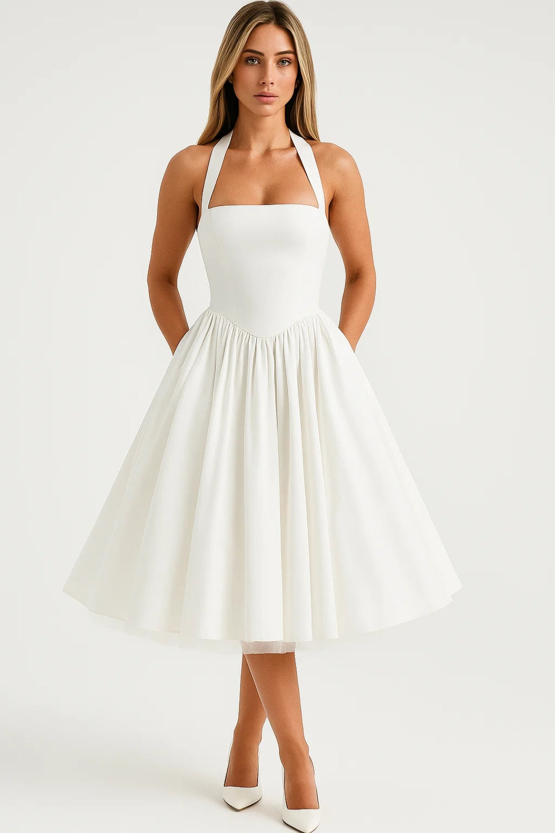 Women's Dress | Short | Evening | Structured Elegance for Summer