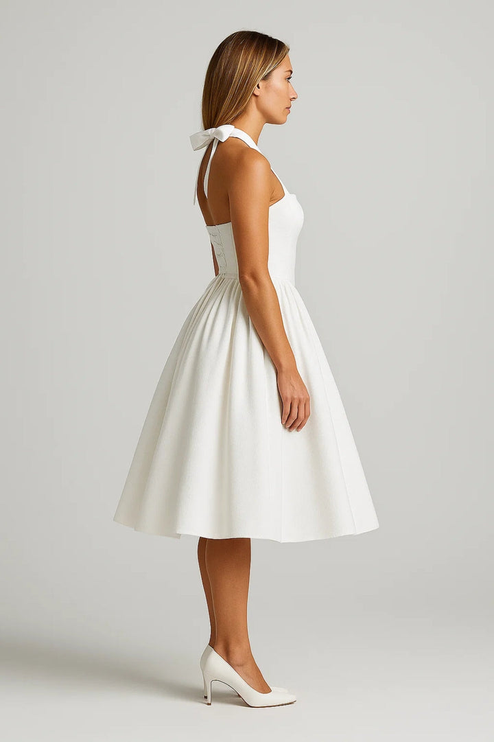 Women's Dress | Short | Evening | Structured Elegance for Summer