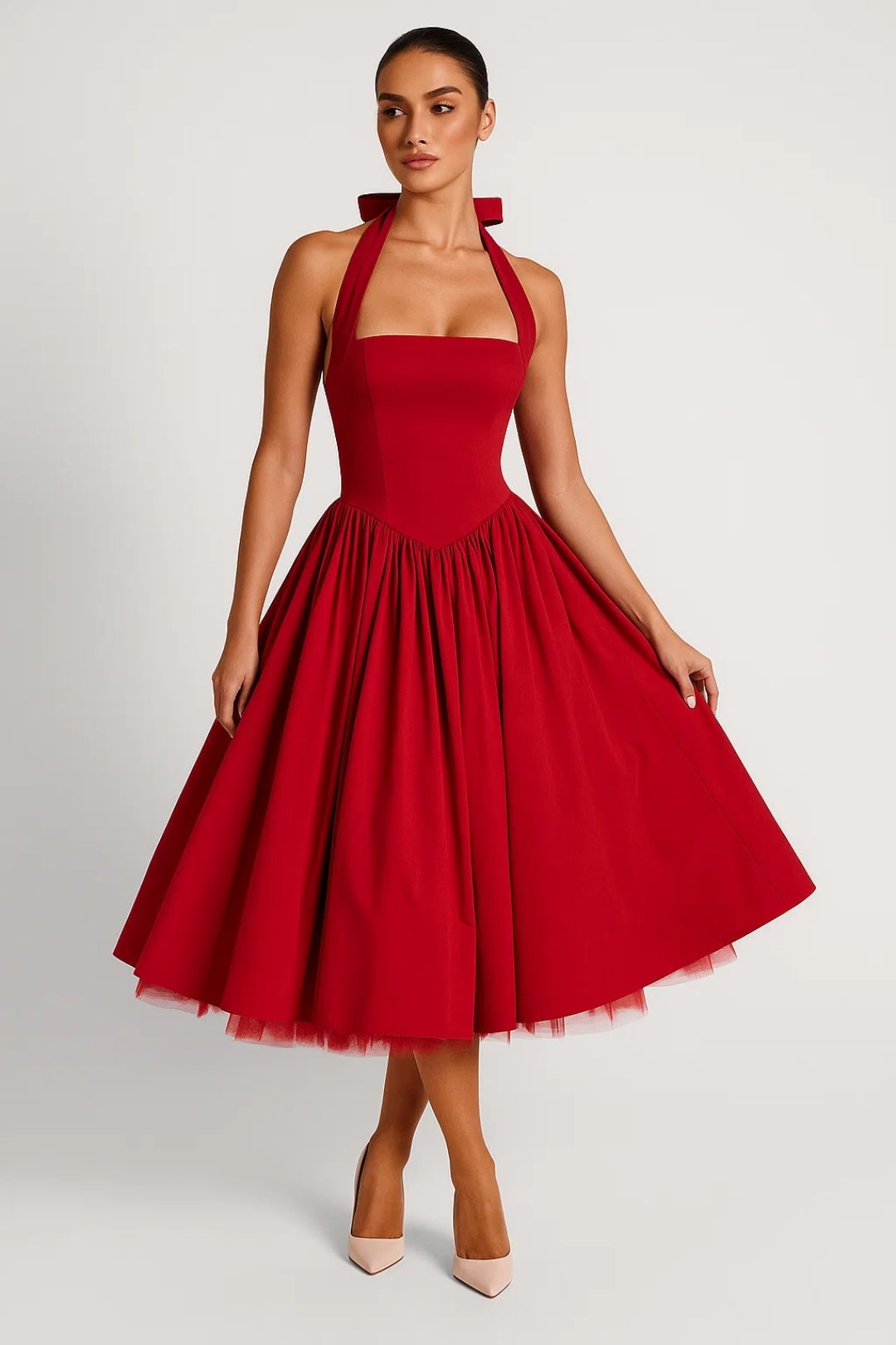 Women's Dress | Short | Evening | Structured Elegance for Summer