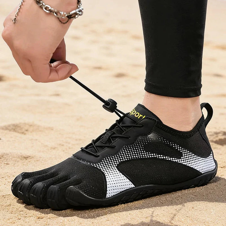 Barfuß-Sportschuhe mit Zehen für Herren | Leichte Minimalistische Schuhe mit Flexibler Sohle und Rutschfestem Grip