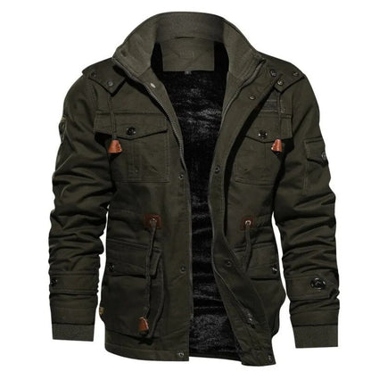 Chaqueta para hombre | Chaqueta de invierno con cremallera