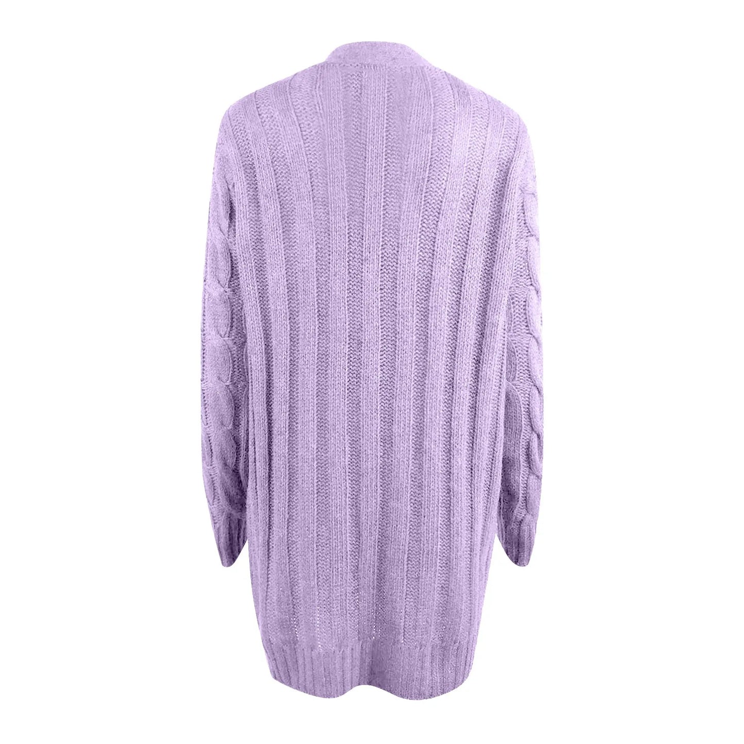 Lureva Cárdigan Largo Mujer | Chaqueta de invierno con Botones