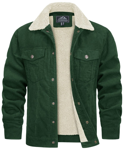 Corvian Chaqueta Hombre | Chaqueta de Invierno con Cierre Frontal