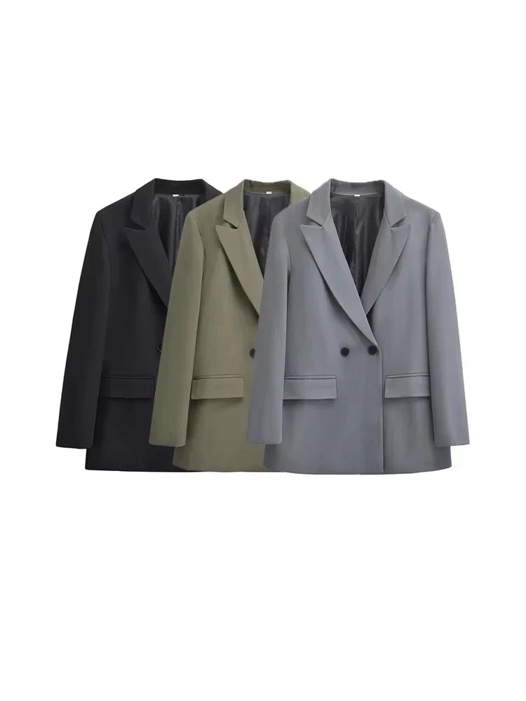Revalora Blazer Mujer | Blazer de Mujer con Doble Botonadura