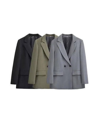 Revalora Blazer Mujer | Blazer de Mujer con Doble Botonadura