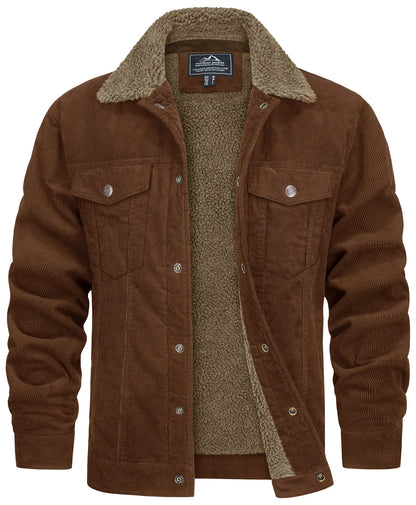 Corvian Chaqueta Hombre | Chaqueta de Invierno con Cierre Frontal