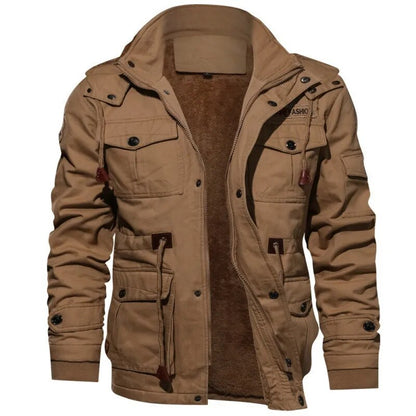 Chaqueta para hombre | Chaqueta de invierno con cremallera